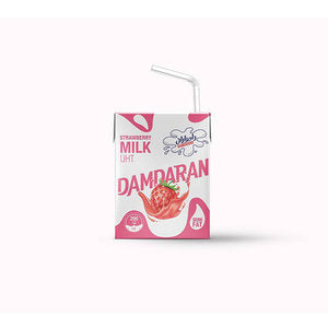 حليب الفراولة المعقم 200 مل حليب الفراولة المعقم 200 مل